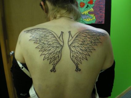 Angel Wings Back Tattoo Pic Design Image